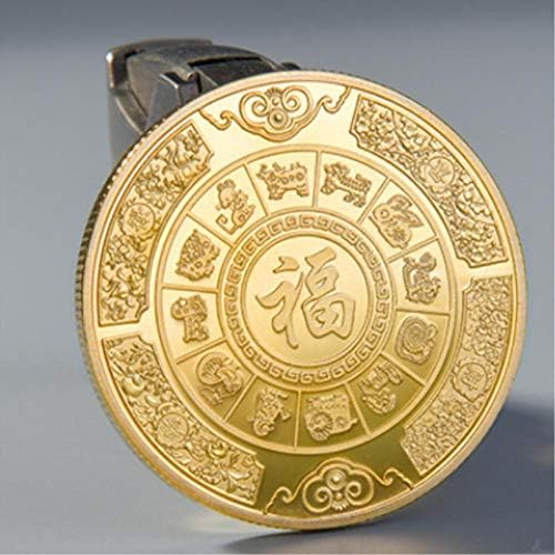Точно копие на Възпоменателни монети 2021 година е Година на Бика Айде Позлатен Паметник Стая Китайски Подарък За Нова Година Домашна Колекция