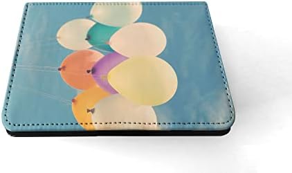 Готин Ретро калъф за таблет с панти капак Rainbow Balloons за Apple IPAD Mini (2021) (6-то поколение)
