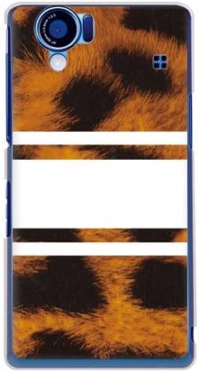 Втора кожа ROTM Леопард, Бяла (прозрачен) Дизайн от ROTM/за телефон AQUOS 102SH II/SoftBank SSH122-PCCL-202-Y392