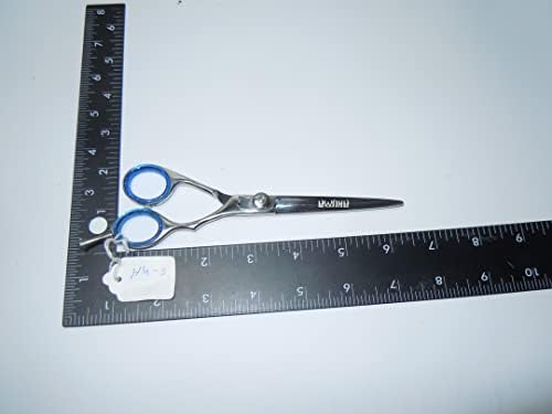 Ножица за Подстригване на Коса Ножици 6,5 Фризьорски салон Обикновени Ножици От Японска Стомана със Сменяеми вложки за Пръстите