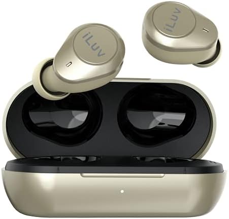 Безжични слушалки дискове TB200 Gold True Безжични втулки Bluetooth 5.0 с микрофон високоговорител, водоустойчив защита IPX6, отлично качество на звука; В комплект компактен кал?