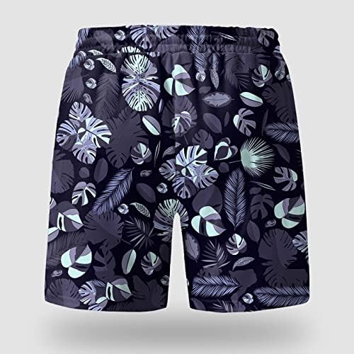MIASHUI Модни Плажни Шорти за Мъже Пролет-Лято Ежедневни Панталони, Панталони С Принтом Спортни Плажни Панталони с Джобове Мъжки Дъска