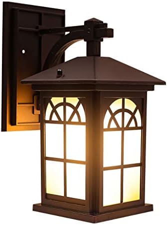 ANMMBER Външен Стенен монтаж Лампа в Европейски Стил, Водоустойчива Лампа за Вътрешния Двор, Градинска Вила, Външни Led Врата, Балконный Лампа, Стена, Ограда, на Китайски, с монтиран на стената Лампа