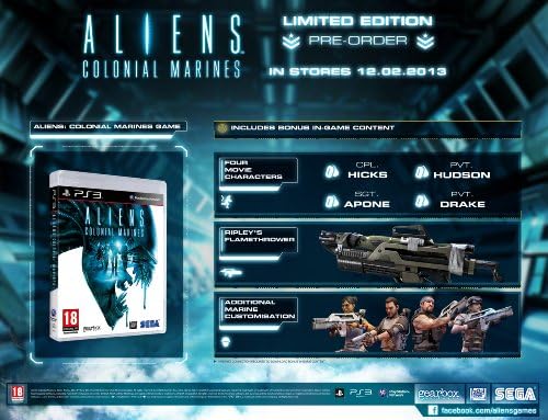 Aliens: Colonial Marines ОГРАНИЧЕНО ИЗДАНИЕ / PS3