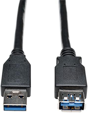 Удлинительный USB кабел Трип Lite USB 3.0 от USB-А до USB-A SuperSpeed M / F Черно 3 метра