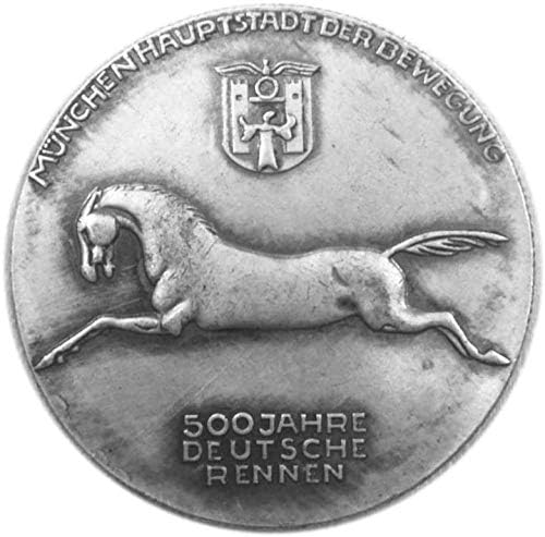 Тисненая Креативна Монета за Фехтовка 1436-1936 г., Колекция от Микро-Глави, Възпоменателна Монета от колекция монети