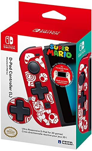 Контролер Hori Nintendo Switch D-Pad (L) (Super Mario) е Официално лицензиран Nintendo - Nintendo Switch