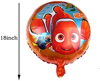 5 бр. балони балони В търсене на Немо за детски рожден ден, душа на дете, украси за тематични партита В търсене на Немо