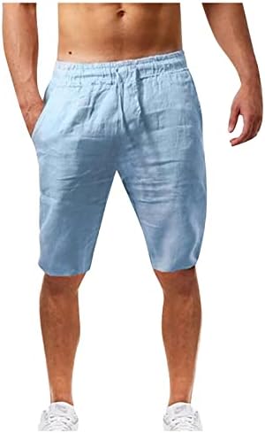 DuDubaby Бързо Съхнещи Мъжки Къси Панталони, Мъжки Летни Улични Модни Основни Свободни Дишащи Бързо Съхнещи Ежедневни Панталони