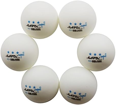 MAPOL 100 Опаковки Бели 3-Звездни Топки За Тенис на маса Advanced Training Топка за Пинг-понг