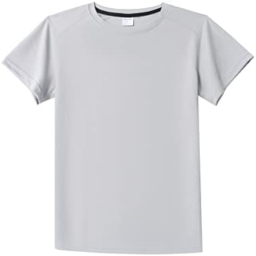 Спортна риза с къс ръкав за момчета DaniChins, Активна Мрежа Тениска, Свободна Спортна тениска