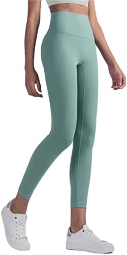 Дамски гамаши YETOWA с висока талия - Мека Утягивающие Панталони за Йога с контрол на корема за тренировка и Бягане