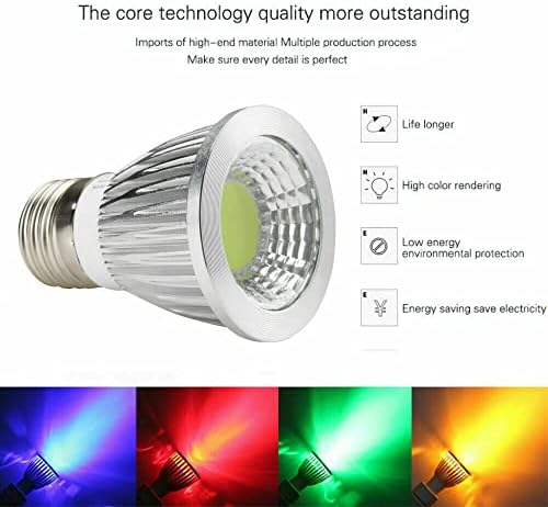 Лампи широк напрежение 10шт AC110V/220V с регулируема яркост E14 E27 B22 GU10 GU5.3 Led лампа-прожектор COB 6 W 9 W И 12 W Энергосберегающая ультраяркая лампа за домашно парти Битови лампи (Цвят: Gu5.3, размер: червен