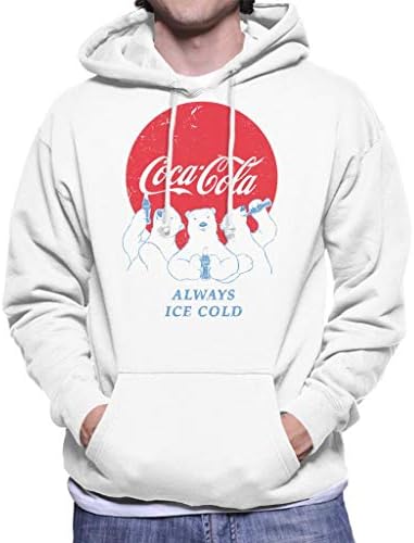 Мъжки hoody с качулка Coca Cola Always Ice Cold Polar Bears