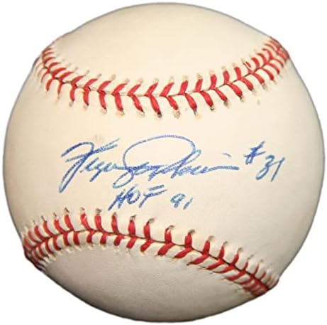 Фърги Дженкинс Подписа Договор с бейсбольным клуб с Автограф HOF Cubs PSA/DNA AL82254 - Бейзболни топки с Автографи