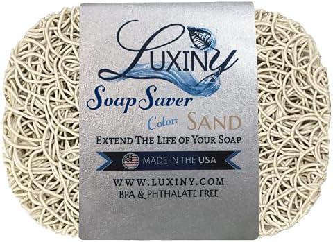 Съвети за сапун, американско производство Luxiny, Повишаване на сапун в мыльницах и притежателя, сапуни, душ - ръчно изработени Сапуни ще продължи по-дълго - Произведени от екологично чист биопластика (черен оникс)