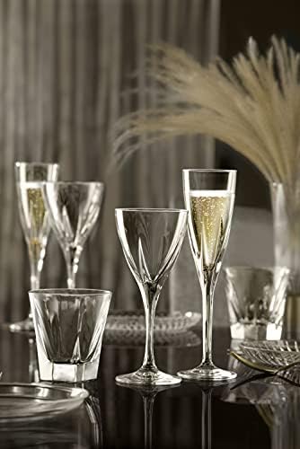 Чаша Barski - Комплект от 6 чаши за вино - Кристална чаша - Красив дизайн - Използвайте за - шота - Водка - Алкохол - За засилването на напитка - Във всяка чаша с 2.25 мл Произведено в Европа