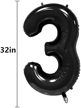 XLOOD Номер 38 Балони 32-инчов Цифров Балон Азбука 38 Балони на Рожден Ден на Фигура 38 Хелий балон, Големи балони за Парти по случай рождения Ден на Принадлежност Сватба м
