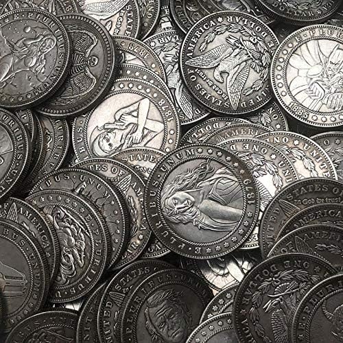 Монета 1921 г. Американският Орел и Глава на Бик сребърно покритие Възпоменателна Монета Стара Монета, без да се прибягва скитник Никел Американска Монета Морган Украса Занаяти