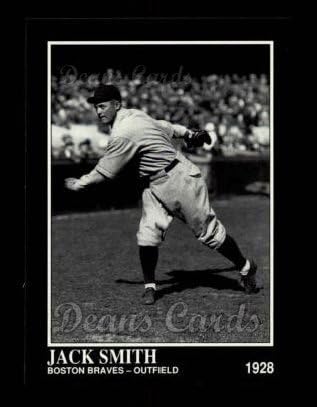 1992 Конлон # 507 Джак Смит Бостън Брейвз (Бейзболна картичка) Ню Йорк/MT Braves