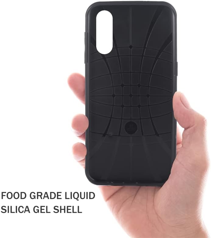 ELISORLI е Съвместим с Samsung Galaxy А02 Здрав Калъф Тънък Аксесоари за мобилни телефони Противоскользящий Гумен калъф за мобилен телефон от TPU за цялото тяло за Gaxaly A 02 5G Glaxay 02