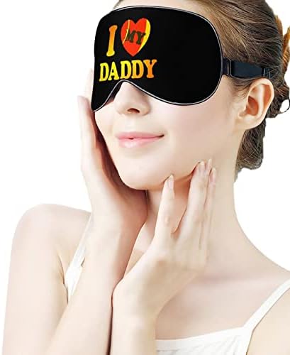 I Love My Daddy Sleep Eye Mask Хубава Превръзка На Очите, Прикрывающая на Очите, Сенки за очи за Жени, Мъже Подаръци