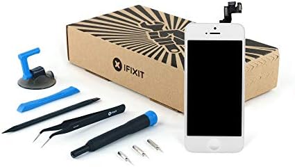 Подмяна на екрана iFixit, съвместима с iPhone 5s - Комплект за ремонт - Бял