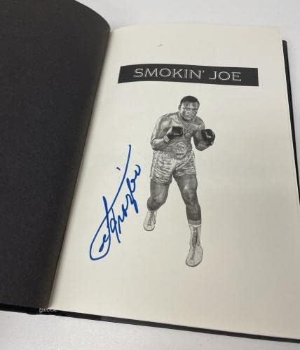 Джо Фрейзър, подписано книга Smokin' Joe an Autobiography Auto Голограммой B & E - Боксови списания с автограф