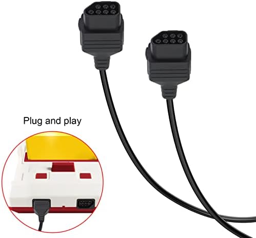 JoFong 7-Пинов кабел за NES-контролер 1985 година на издаване, класическа видео игра конзола в Ретро стил, щепсела и да играе, Кабелна гейм контролер, удлинительный кабел з?