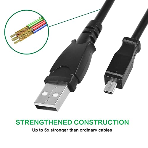 USB кабел Aprelco е Съвместим с Kodak EASYSHARE Z700 Z710 Z712 is Z730 Z740 Z760 Z812 is