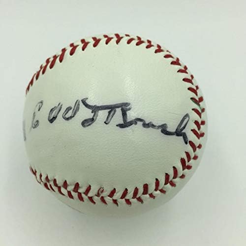Редки бейзболни топки Братя Milena Рауша и Фред Рауша с Автограф от JSA COA - Бейзболни топки с автографи