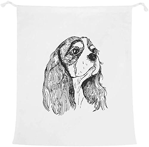 Чанта за дрехи Azeeda 'Cavalier King Charles Head' за измиване /на Съхранение (LB00020845)