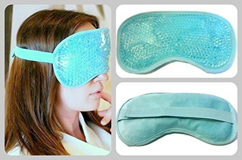Най-добрата маска за очи - Топли и студени гел топчета - Маска за сън - против Стареене - идеален за облекчаване на мигрена, напрежение, свързано със стреса, болки в си?