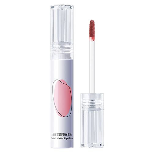 Velvet Air Lip Glaze Антипригарная Чаша Водоустойчив и защитен от пот, Гланц за устни Лесно да се боядиса, а не Само Гланц за устни Органични