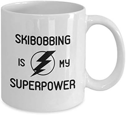 Скибоббинг-това е моята Сверхспособность, Кафеена Чаша, Скибоббер, Подарък за колега, Подарък за жена, възраст Чаша За Пътуване
