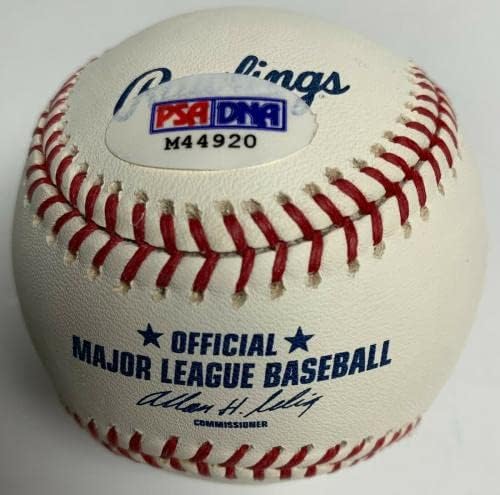 Уилсън Бетемит Подписа Договор с PSA M44920 Бейзбол лига на MLB - Бейзболни Топки С Автографи