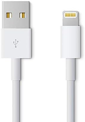Кабел yf безжичната Светкавица - USB A - Сертифицирано Пфи Зарядно за iPhone за Apple iPhone8 X 7 7Plus / 6s 6 Plus 5s 5c 5 iPad Pro Air 2, iPad mini 4 3 2 - 3.3 фута (1 м) Бял