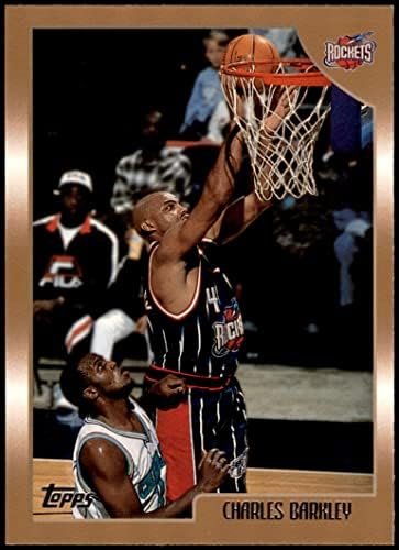 1998 Topps # 94 Чарлз Баркли Хюстън Рокетс (баскетболно карта) NM/MT Рокетс Обърн