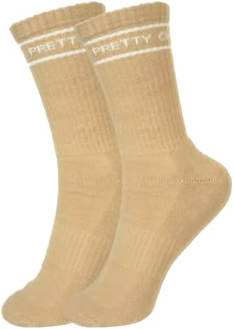 Всичко е в ред! Дамски/Мъжки Цветни Ежедневни Спортни Чорапи За Фитнес, Абсорбиращи Влагата Чорапи Памук с Подплата За Екипажа