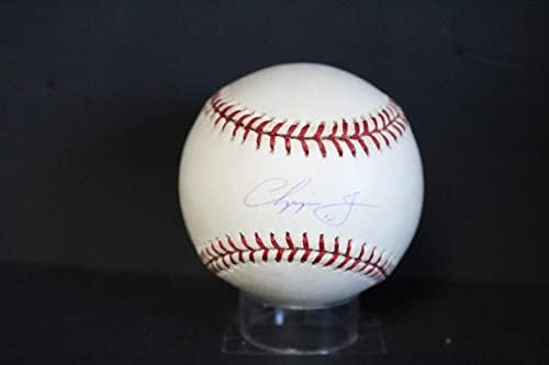 Чиппер Джоунс Подписа Бейзболен Автограф Auto PSA/DNA AM48648 - Бейзболни топки с Автографи