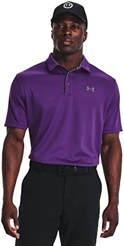 Мъжки топка за голф Under Armour Tech Golf, Polo, (522) Galaxy Purple / / Тъмно сив , XX-Large Tall