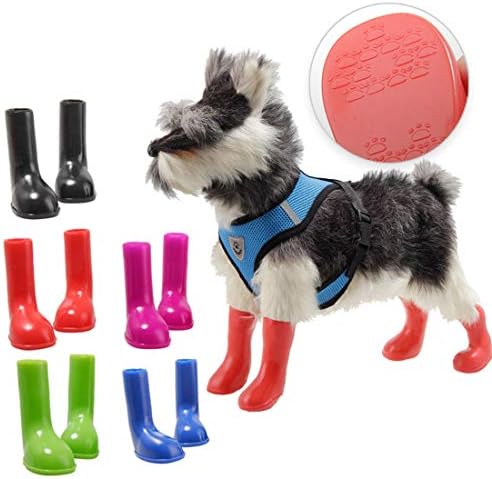 Обувки за кучета с Балони, Мека Подметка, за Защита на Лапите, Непромокаеми Обувки, Еластични Обувки, Отразяващи Здрави Обувки, Обувки за Малки Кучета