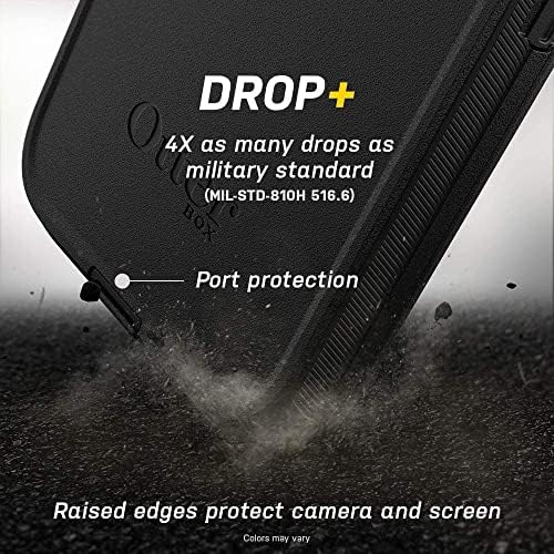 Калъф OtterBox Defender Series без екран Издание за Samsung Galaxy S21 5G (Само) - В комплект скоба за калъфи - Опаковане, която не участва в продажба на дребно - черен