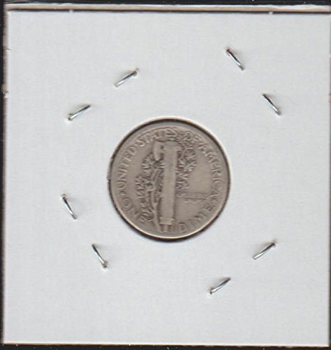 1945 Крилат главата на Свободата или Меркурий (1916-1945) Избор цента Малки детайли