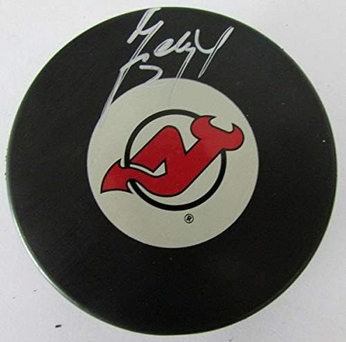 Марек Зидлицки Ню Джърси Дэвилз С автограф/Подписан миене с логото на Девълс JSA 144577 - за Миене на НХЛ с автограф