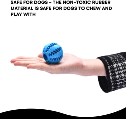 Интерактивна играчка за кучета Black Rhino с лъжичка за дъвчене, устойчив на укусам, с шариковым диспенсером за лакомство за кучета - идеален като играчки-пъзели за кучета от скука, при прорезывании на зъбите при малките