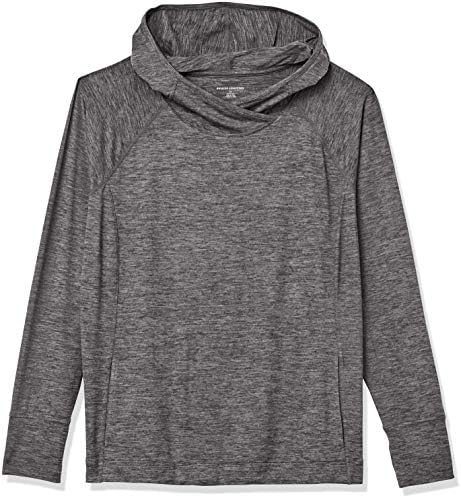 Дамски hoody Essentials с матирано модел от еластичен материал Popover (на разположение в големи размери)