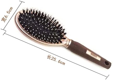 PDGJG 1 Многофункционална четка за коса на въздушна възглавница, гребен на въздушна възглавница, Масажна четка за коса, гребен за права коса, четка за коса за къдрава коса, гребен за хляб (Цвят: кафе, размер: 25,6 *