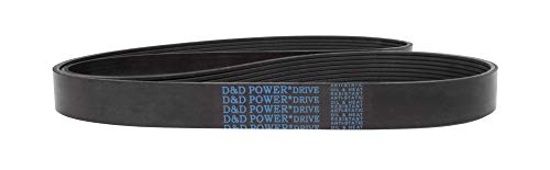 Преносимото Колан D&D PowerDrive 10PL1372 Метрического стандарт, Гума
