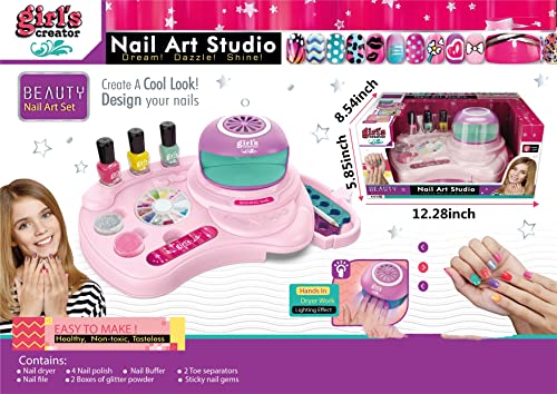 Комплект от лак за нокти за деца, студио за нокти-арт, комплект за педикюр и маникюр от 3+